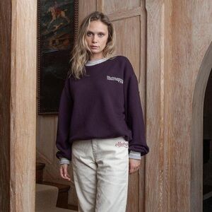 New Madhappy Alumni Women's Purple Sweatshirt Crew Neck